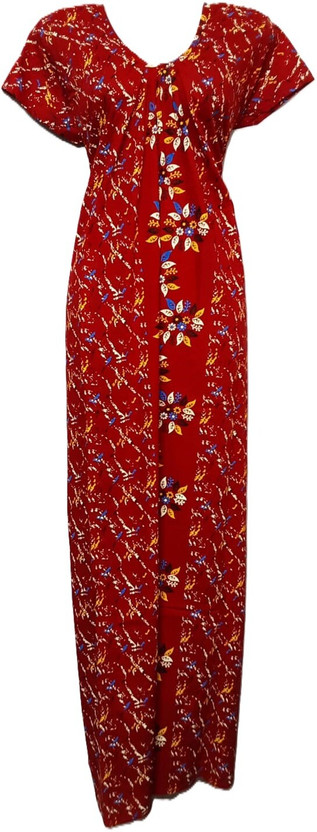 GSDH Stores Women Nighty(Red)