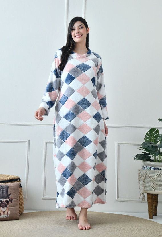 Dreamlily Women Nightdress(Multicolor)