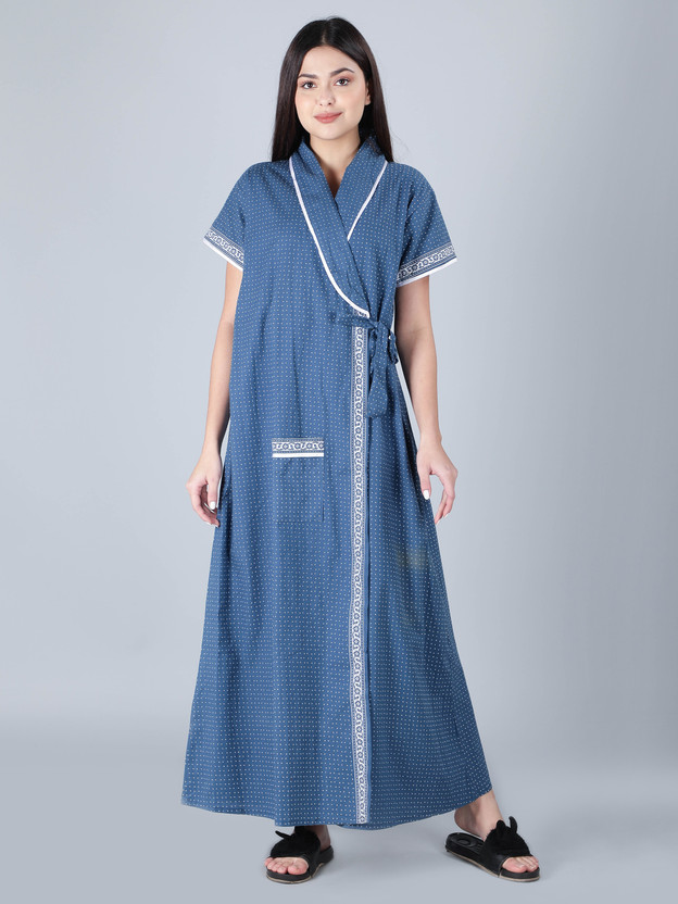 beauty Women Nighty(Blue)