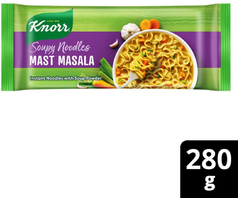 Knorr Mast Masala Soupy Instant Noodles Vegetarian(280 g)