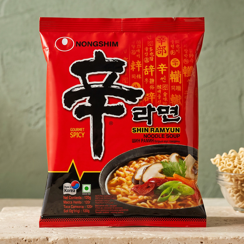 Nongshim Shin Ramyun Soup Instant Noodles(120 g)