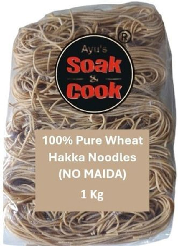 Ayus Soak & cook Wheat Hakka Noodles(1 kg)
