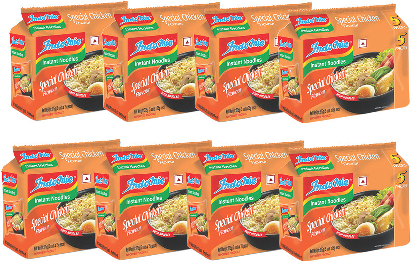 indomie Instant Noodles Special Chicken Flavour - Pack of 40 Instant Noodles Non-vegetarian(40 x 75 g)