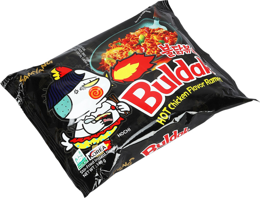 Samyang Instant Hot Chicken Noodles Cup Noodles Non-vegetarian(140 g)