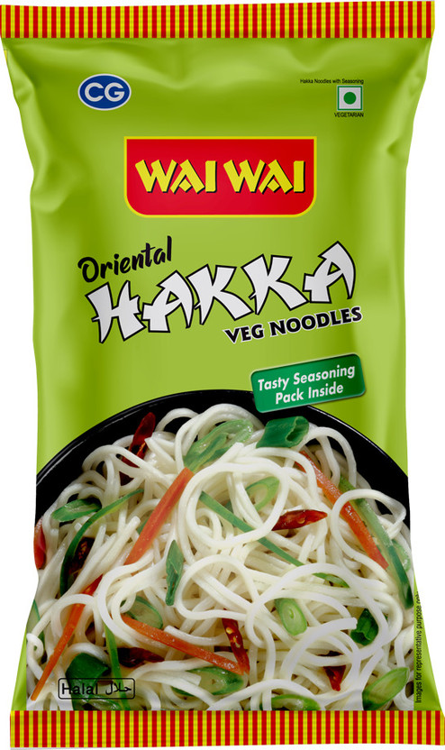 Wai Wai Oriental Veg Hakka Noodles Vegetarian(140 g)