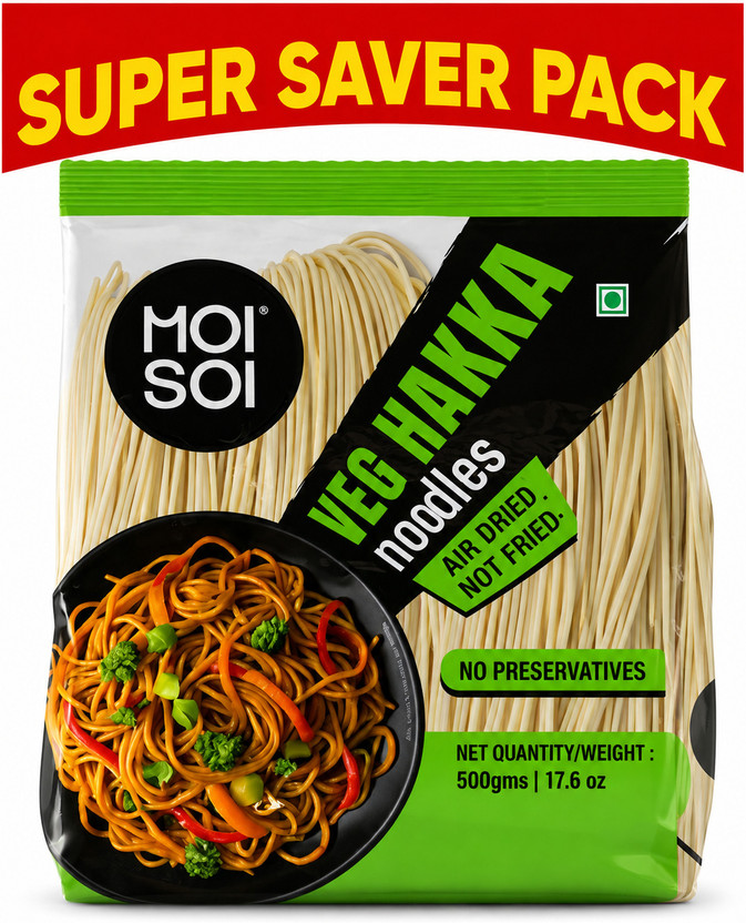 MOI SOI Veg Hakka Noodles(500 g)
