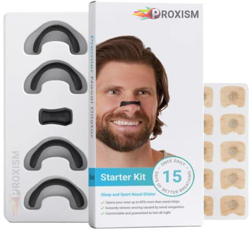 FLIXIFY Breathing Nasal Strip Starter Kit Sugar Control Acupressure (Pack of 15) Nose Shaper(Pack of 1)