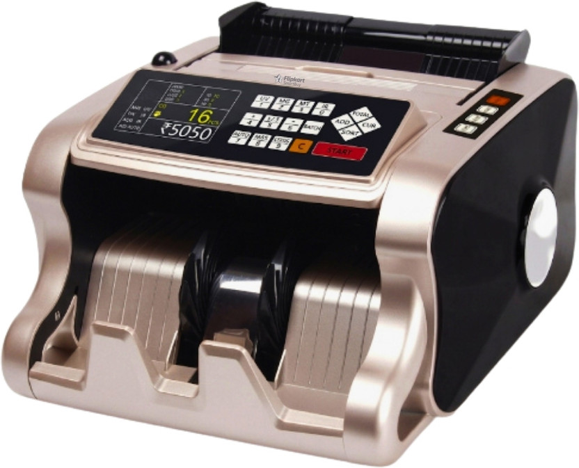 Flipkart SmartBuy Mix Value Note MT/UV/MG/IR Counterfeit Fake Note Detection Note Counting Machine(Counting Speed - 1001 notes/min)