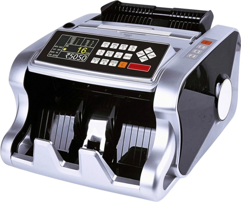 Flipkart SmartBuy Mix Value Note MT/UV/MG/IR Counterfeit Fake Note Detection Note Counting Machine(Counting Speed - 1000 notes/min)