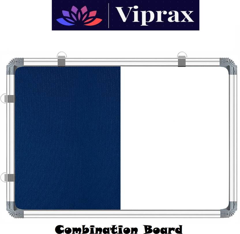 viprax-combination-1-5x2-feet-non-magnetic-whiteboard-with-blue-notice