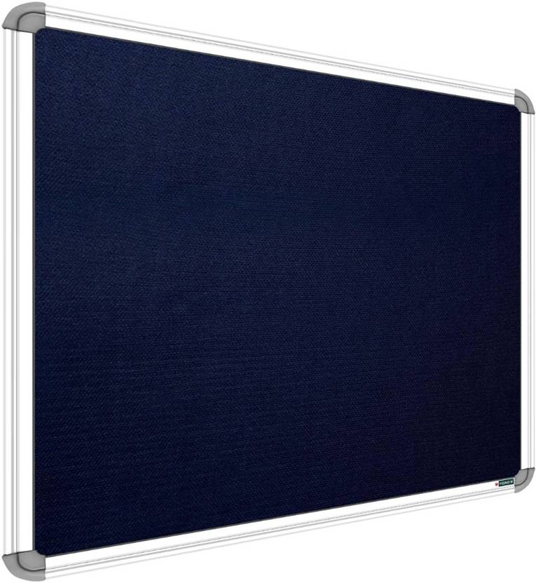 ShelfKing 2x3 Ft's Premium Material Blue Notice Board/ Pinup Board