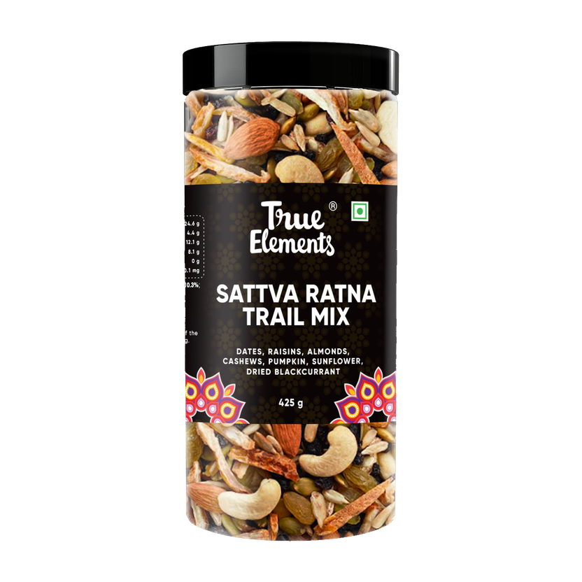 True Elements Sattva Ratna Trail Mix Assorted Seeds & Nuts(1 x 425 g)