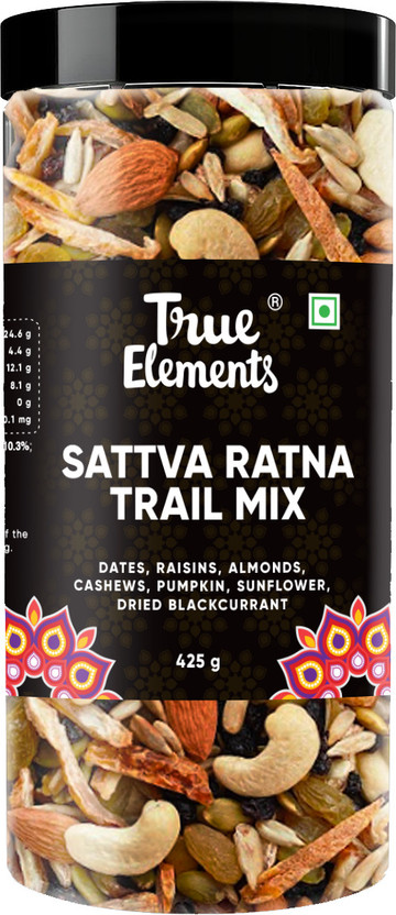 True Elements Sattva Ratna Trail Mix Assorted Seeds & Nuts(1 x 425 g)