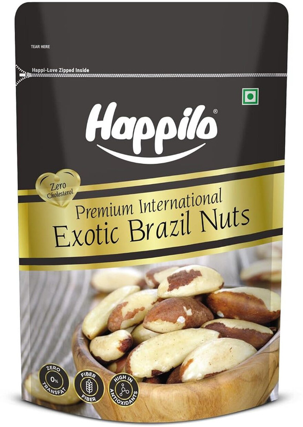 Happilo Premium International Exotic Brazil Nuts 150gm Brazil Nuts(1 x 150 g)