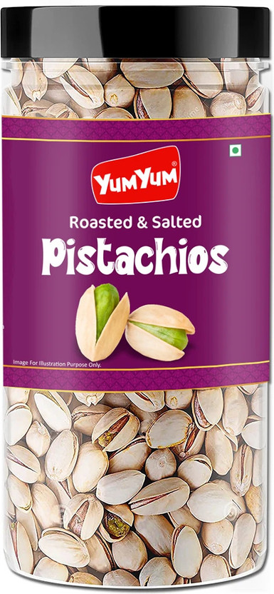 YUM YUM Premium Roasted & Salted Pista 500g Pistachios(1 x 500 g)