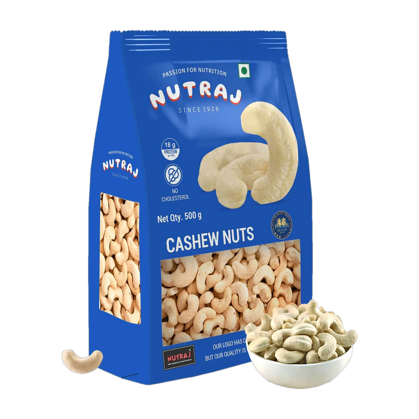 Nutraj Kaju / Cashews(1 x 500 g)