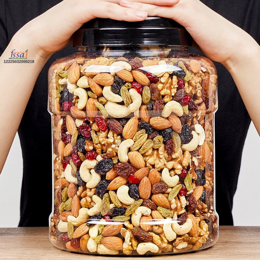 VANSURI Mix Dry Fruit | Panchmeva | 1KG | JAR | Almonds, Apricots, Cashews, Raisins, Assorted Fruits & Nuts(1 x 1 kg)