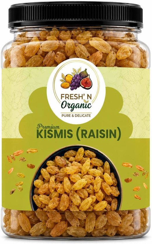 Fresh N Organic Premium Raisins l KISMIS Raisins(1 x 200 g)