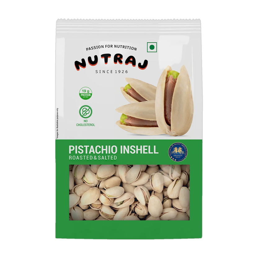 Nutraj California Roasted and Salted Pistachios 400g Pistachios(1 x 400 g)