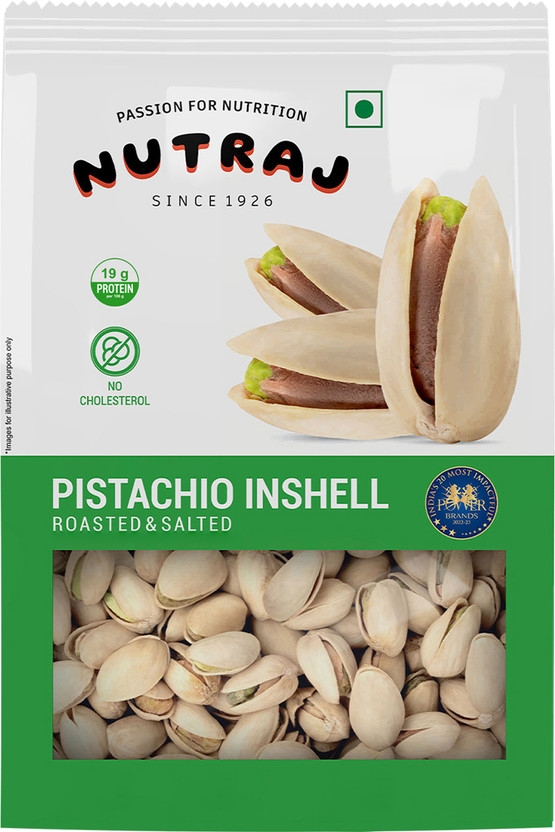 Nutraj California Roasted and Salted Pistachios 400g Pistachios(1 x 400 g)