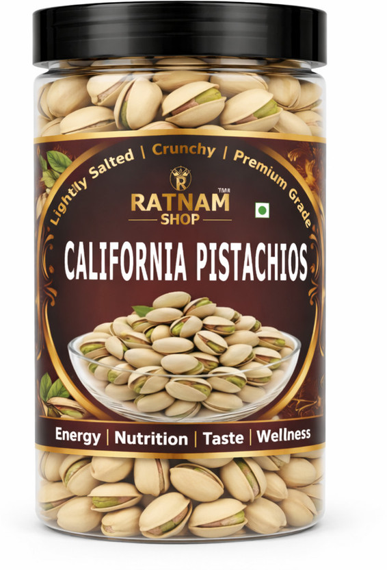 Ratnam Shop Premium Pista Cal Pistachios(1 x 400 g)