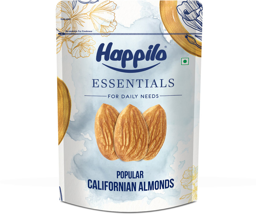 Happilo Essentials Californian Popular Almonds(1 x 1 kg)
