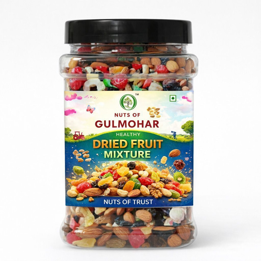 Nuts of gulmohar Mix Dry Fruits 500 g Premium Quality Mixed Dry Fruits for Daily Health & Energy(1 x 500 g)