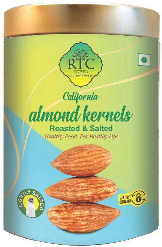 RTC FOODS ALMOND KERNELS (ROASTED & SALTED) PREMIUM QUALITY Almonds