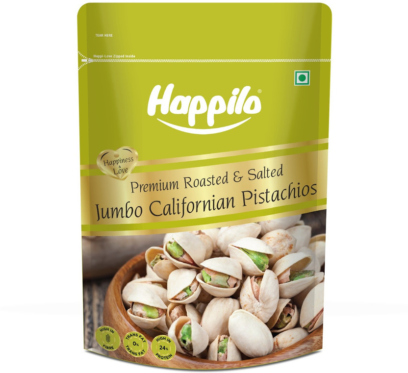 Happilo Premium Californian Roasted & Salted Pistachios(1 x 1000 g)
