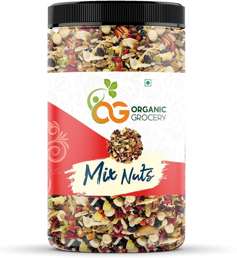 Organic Organic Grocery Super Healthy Nuts Mix | Natural, Premium Fresh Dried Fruits and Nuts Mix(1 x 1000 g) - Flipkart Deal