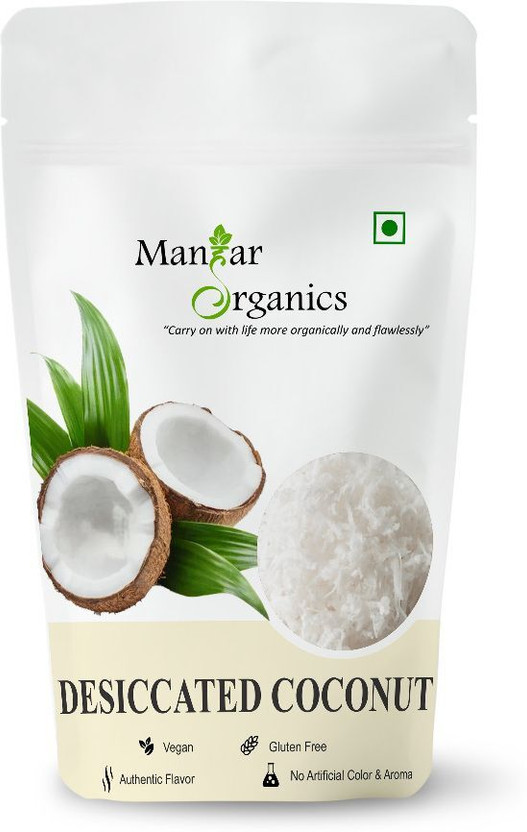 ManHar Organics Desiccated Coconut Powder 500gm(Gari powder) Nariyal Powder| Healthy ,Fibre Rich Coconut(1 x 500 g)
