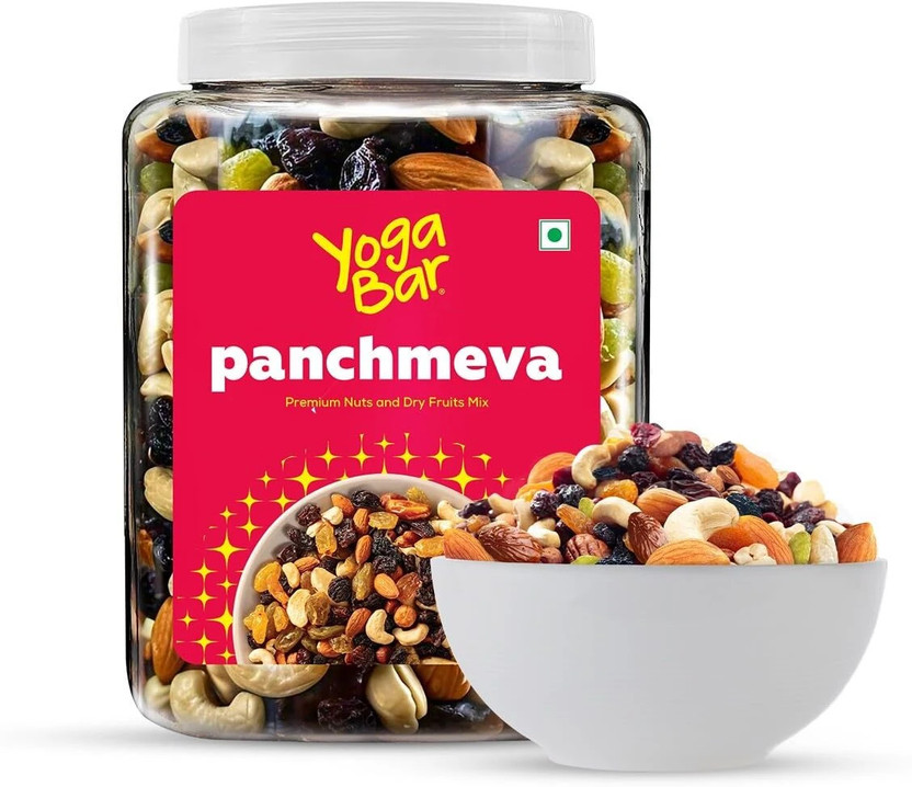 Yogabar Health Mix, Premium Dry Fruit Mix, Panchmeva, Seeds Mix Assorted Seeds & Nuts(1 x 850 g)