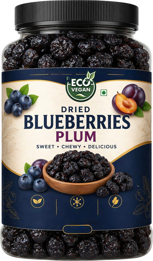 eco vegan Blueberry Plum | Sweet & Tangy Preserved Plum Blueberry(1 x 500 g)