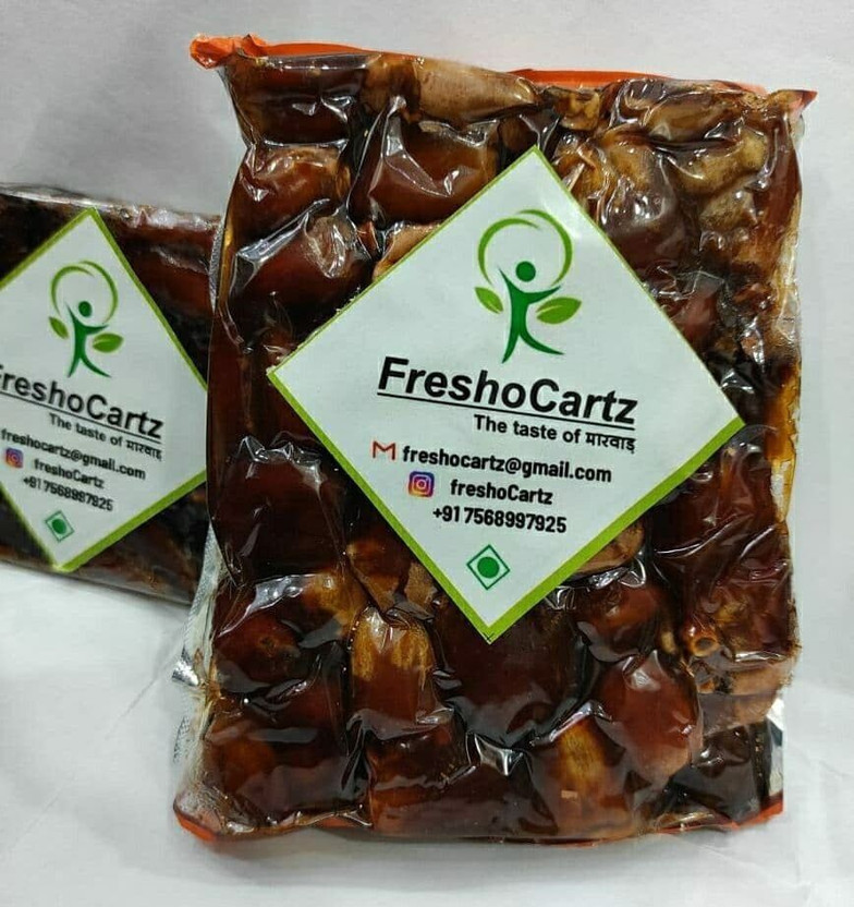 FreshoCartz BUY 1 Khajur/Dates of 500gm AND GET 1 | Khajur with Seeds | Vaccum Pack Dates| Arabian Dates| Pin Khajoor | Dry Fruits Dates (Buy 1 get 1 Free) Dates(2 x 0.5 kg)