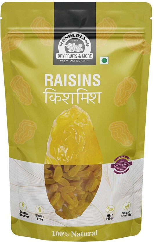 WONDERLAND Plain (Kishmish) Raisins(1 x 500 g)