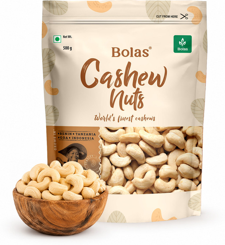 Bolas Cashew Kernels Cashews(1 x 500 g)