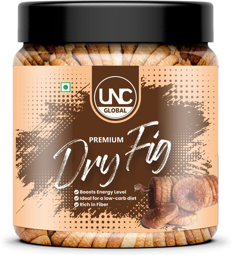 UNC GLOBAL Anjeer Dry Fruit | Figs Dry Fruits, Figs, Dried Fig, Afghani Anjeer | Figs(1 x 250 g)