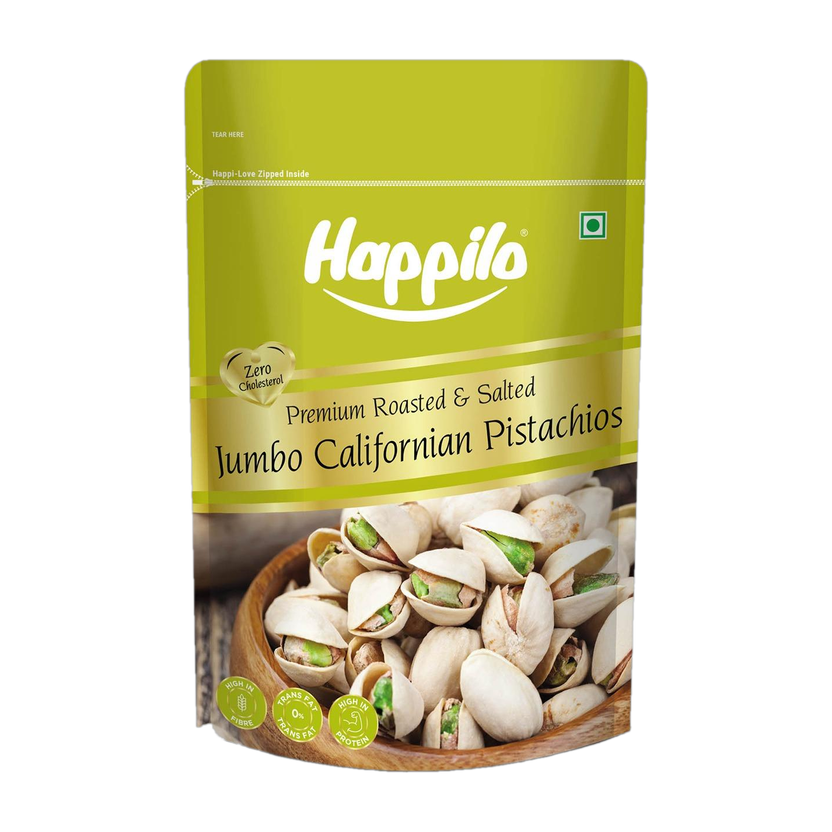 Happilo Premium Californian Roasted & Salted Pistachios(1 x 190 g)
