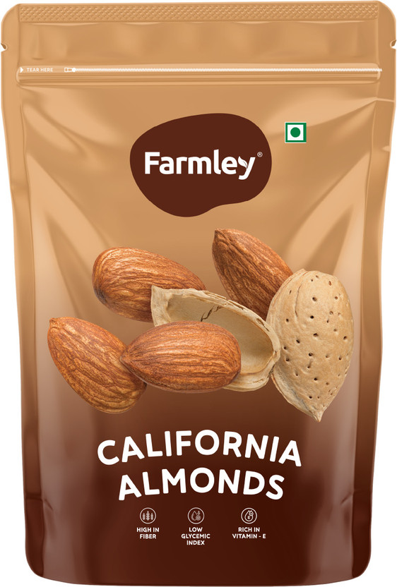 Farmley Popular California Almonds(1 x 250 g)