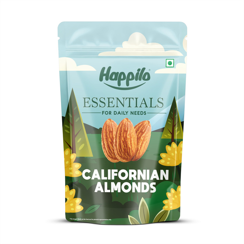 Happilo Essentials Californian Popular Almonds(1 x 2000 g)