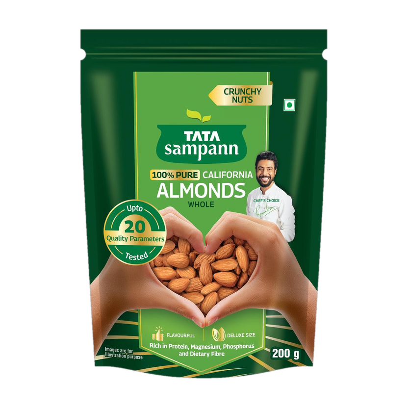 Tata Tata Sampann California Almonds(1 x 200 g) - Flipkart Deal