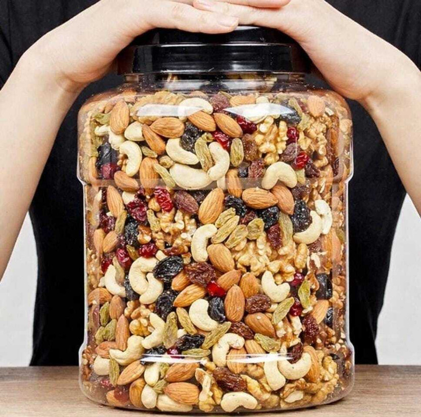 Nutlix Dry Fruit Mix | Elite Handpicked | Healthy Gourmet Snack for All Ages Almonds, Apricots, Cashews, Dates, Raisins(1 x 1 kg)