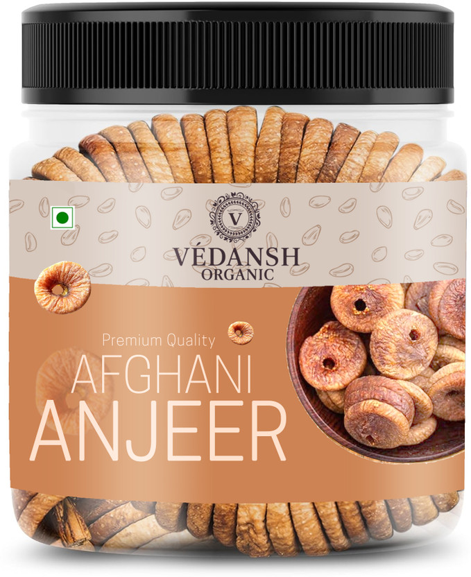 VEDANSH ORGANIC Premium Afghani Anjeer | Dried Figs | Anjir | Healthy Figs(1 x 250 g)