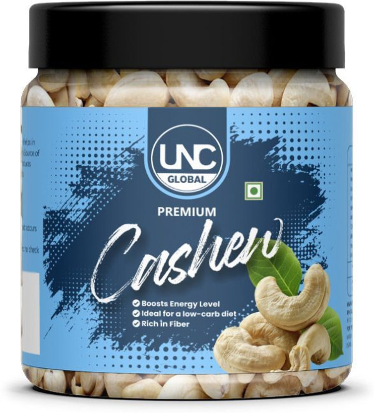 UNC UNC GLOBAL Premium Cashews | Crunchy & Creamy | Healthy Nut Delight Cashews(1 x 100 g) - Flipkart Deal