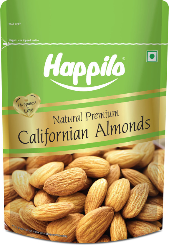 Happilo Premium Naturals Californian Almonds Almonds(1 x 450 g)