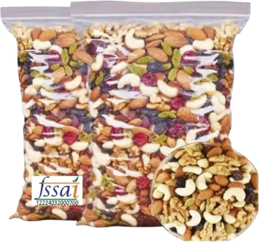 Mv platter Mix dryfruits mixed nuts Trail mix Panchmeva Good for health 500 gm Cashews, Assorted Nuts, Assorted Fruits & Nuts, Almonds, Apricots(1 x 500 g)