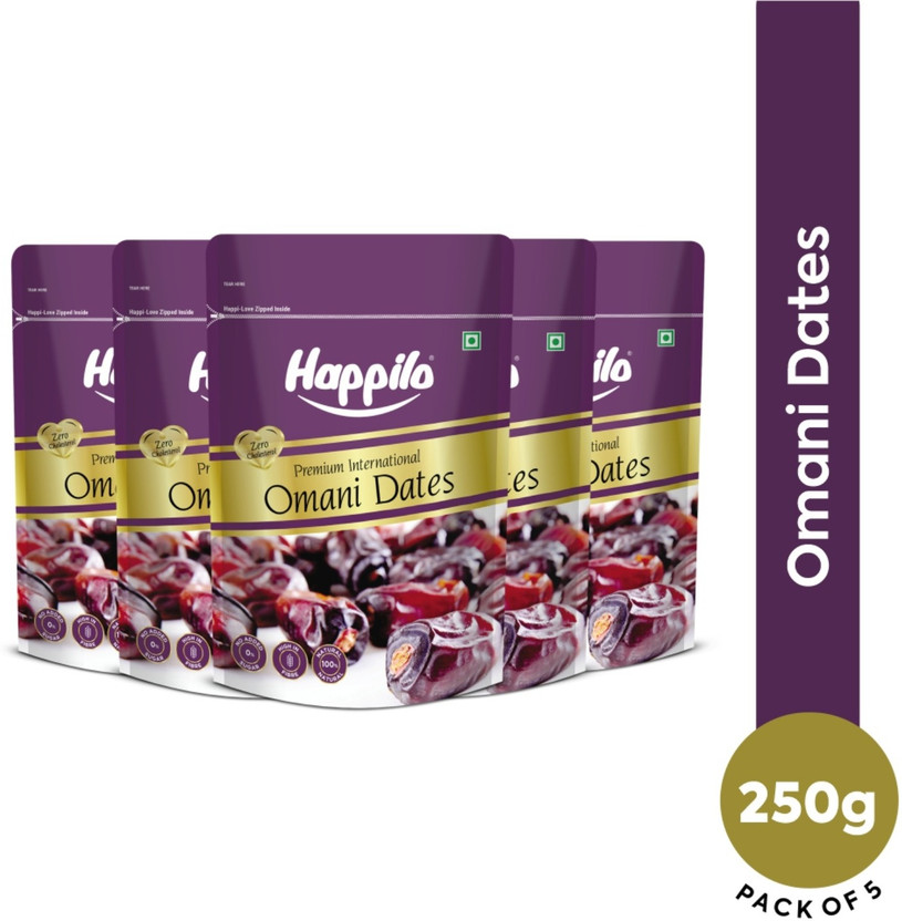 Happilo Premium International Omani Dates(5 x 250 g)