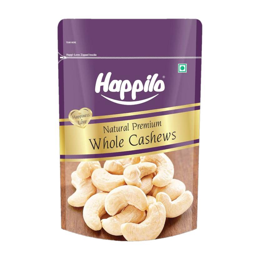 Happilo 100% Natural Premium Whole Cashews(1 x 200 g)