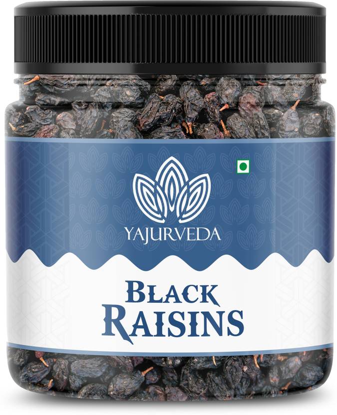 Yajurveda Black Raisins (Seedless) Kali Kismish Kali Dakh (Big Size