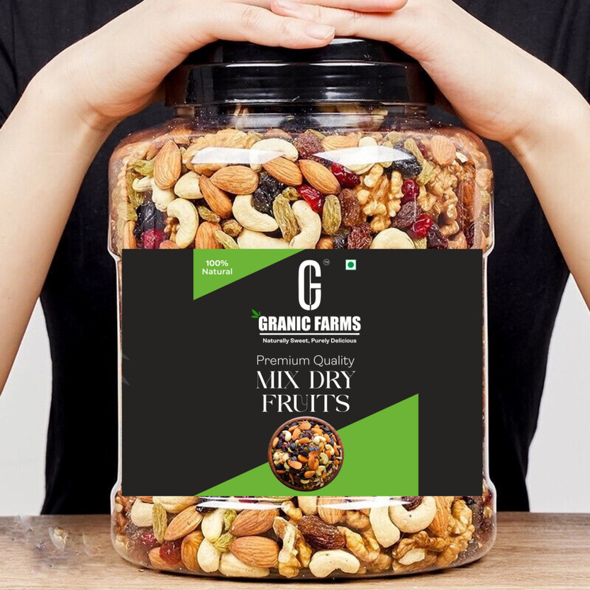 GRANIC GRANIC FARMS Natural Premium Mix Dry Fruits |Healthy Nutmixed|(1 x 500 g) - Flipkart Deal